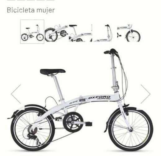 Foldinbike Oxford blanca cono nueva