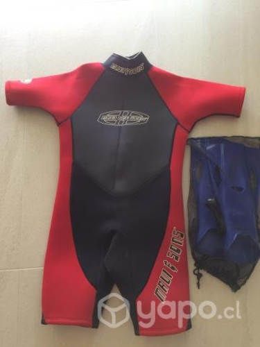 Traje surf corto maui talla 16