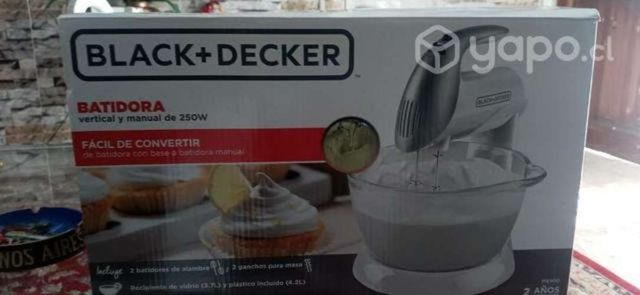 Batidora Black and Decker con pedestal