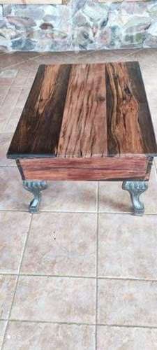 Mesa de centro Rústica de durmientes, nueva