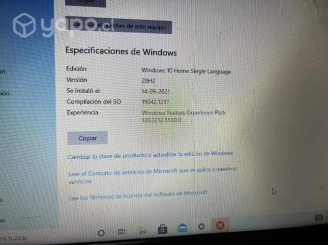 Notebook lenovo i3-5ta generación