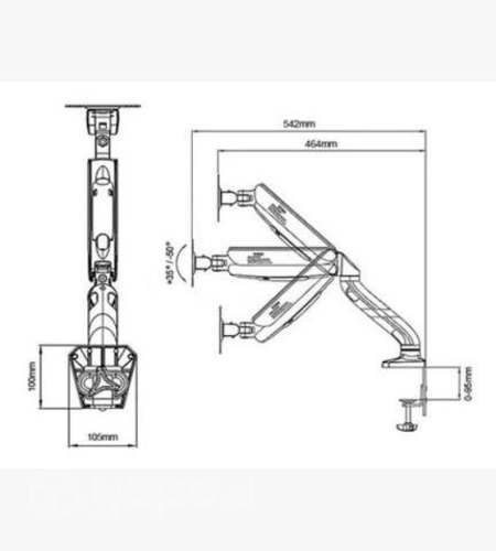 Brazo Soporte Para Monitor Soporte Tv Soportes 17