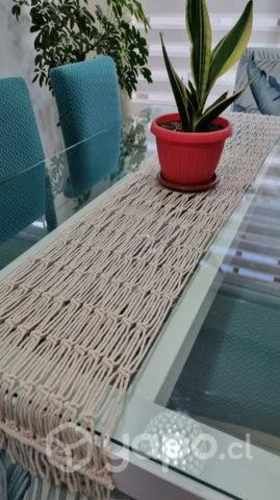 Camino de mesa macrame
