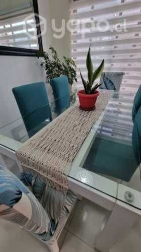 Camino de mesa macrame