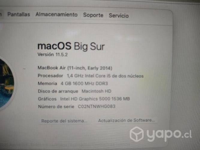 MacBook pro aire 2014