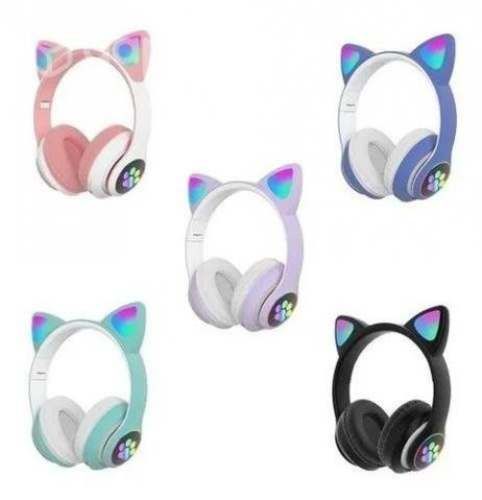 Auricular Bluetooth Inalámbrico De Niños Gato