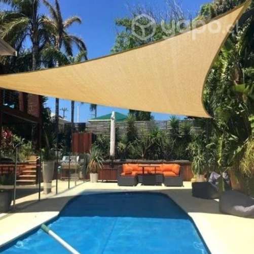 Vela Sombra 5mx5m Toldos Triangular + Envio Gratis