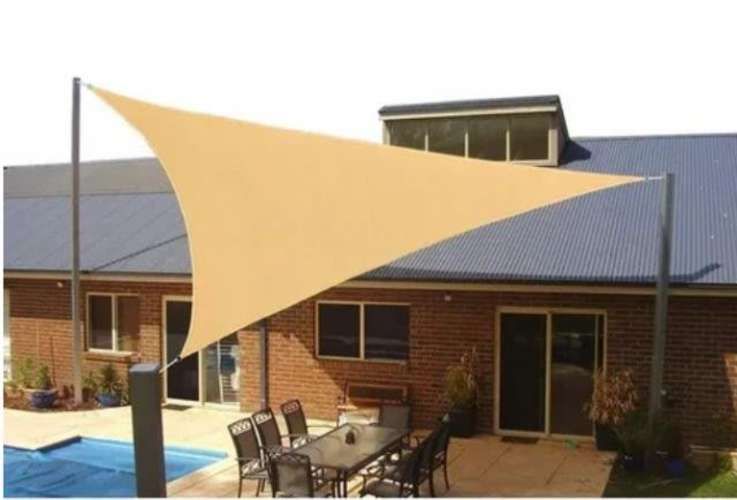 Vela Sombra 5mx5m Toldos Triangular + Envio Gratis