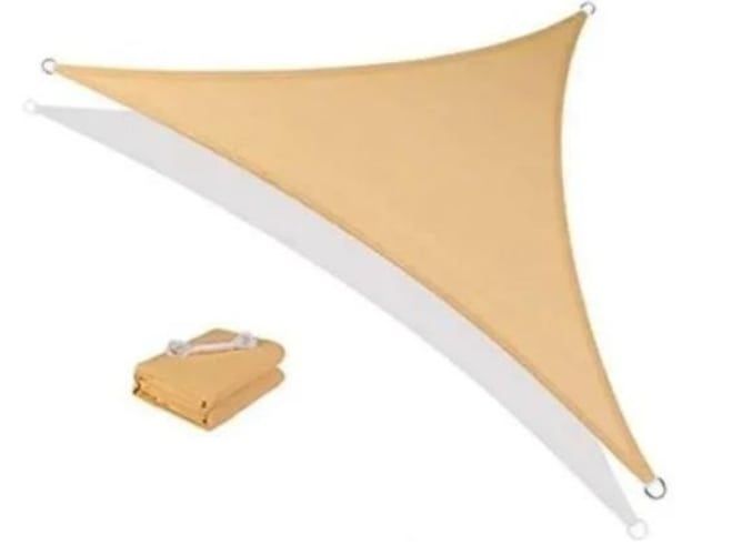 Vela Sombra 5mx5m Toldos Triangular + Envio Gratis