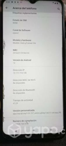 Motorola g8 power Lite