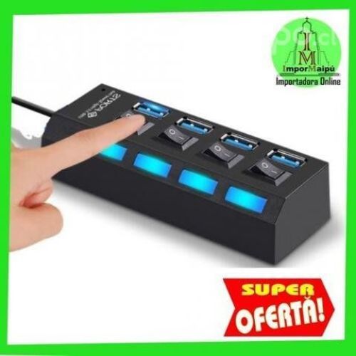 Multipuerto HUB 4 USB Extension 4 Puertos Extensor