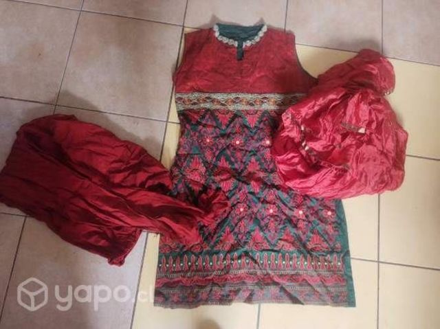 Traje indú 3 piezas