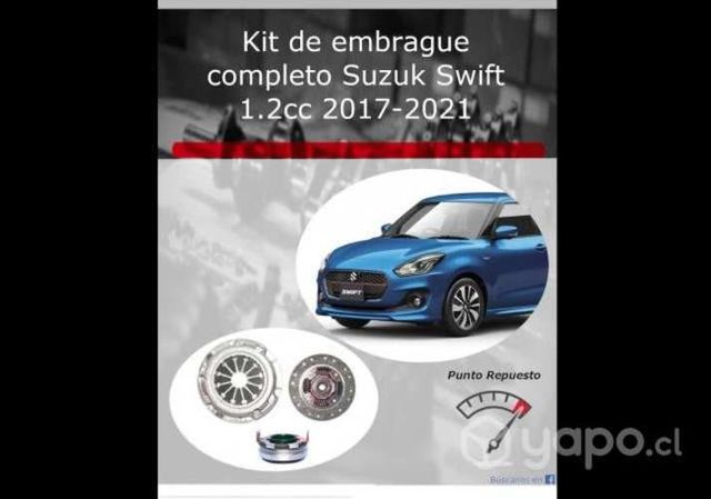Kit de embrague Suzuki Swift 1.200cc 2017-2021