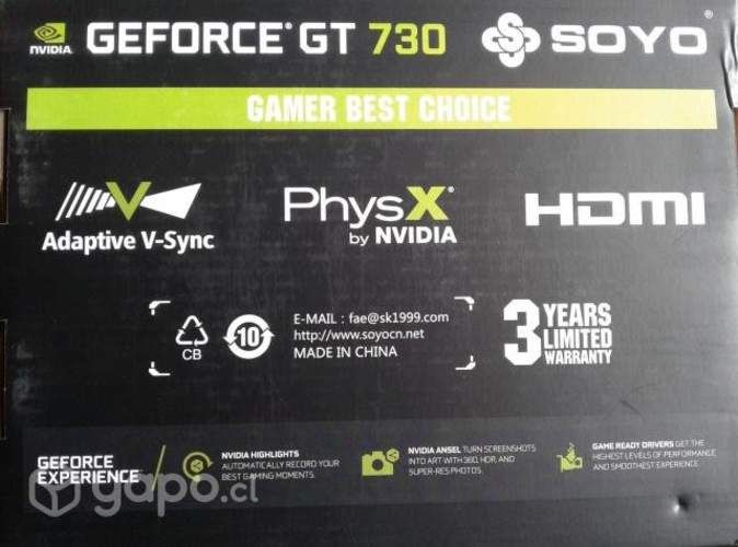 Tarjeta GeForce GT 730, nueva, embalada sin uso