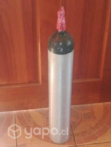 Tubo de oxígeno lleno