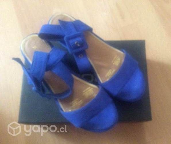 Chalas gamuza azulinas n*36 marca Basement