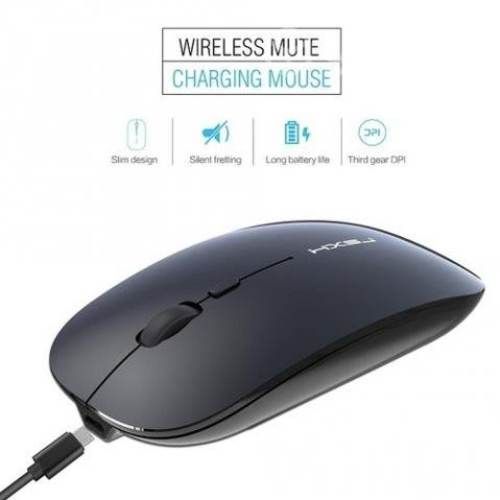 Mouse Raton Recargable USB Silencioso DPI Inalámbr