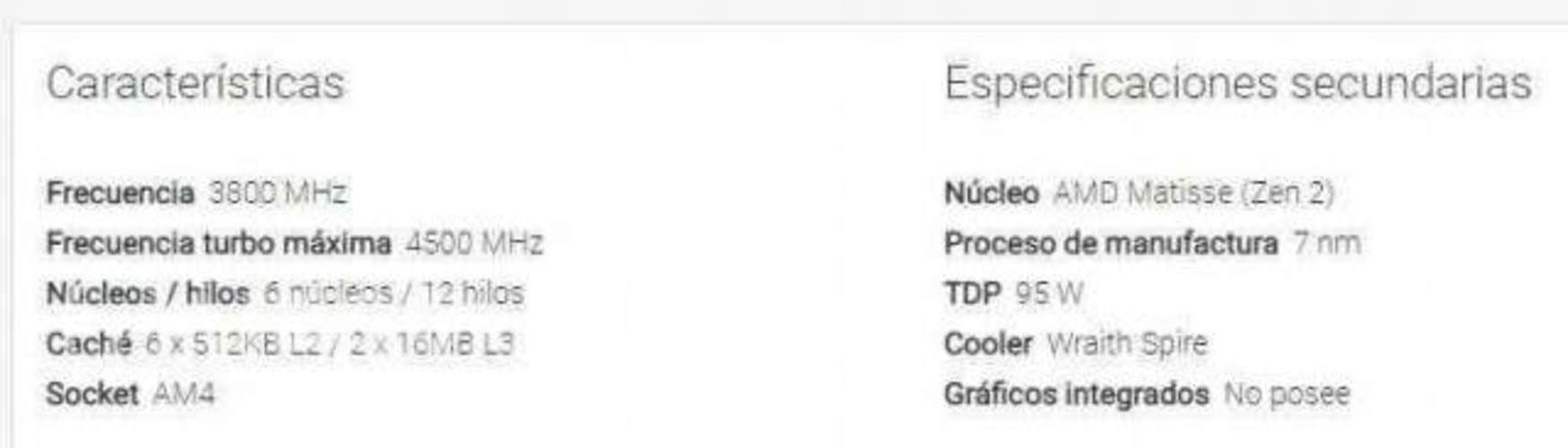 Procesador AMD Ryzen 5 3600XT
