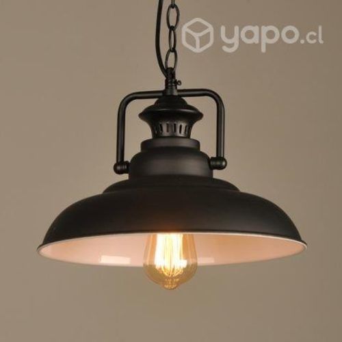 Lámpara Colgante E-27 Diseño Industrial