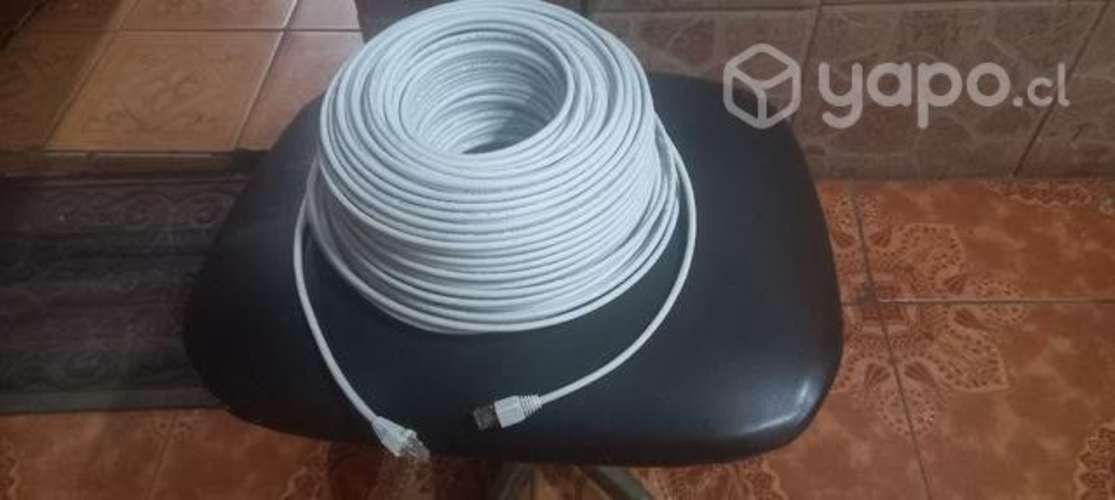 Cable de red 100 metros con sus conectores