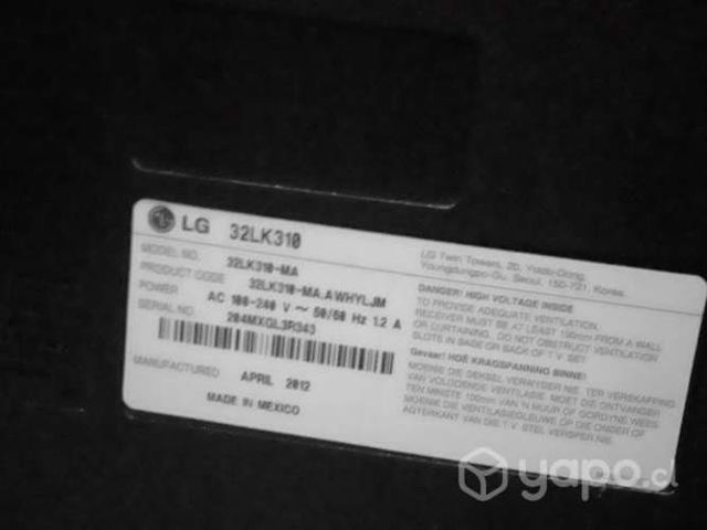 televisión LG 32 pulga ( no es Smart TV)