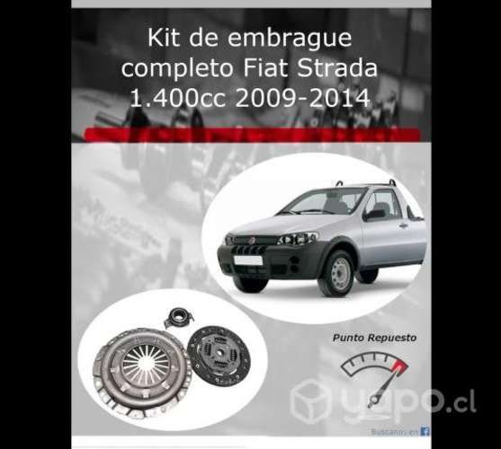 Kit de embrague Fiat Strada 2009 al 2014