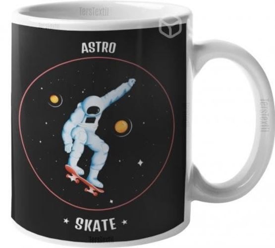 Tazón Taza Astro Skate Astronautas Nasa Skater