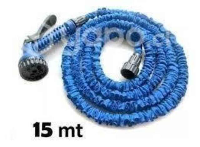 Manguera Retractil Expandible 15 Mts + Piton