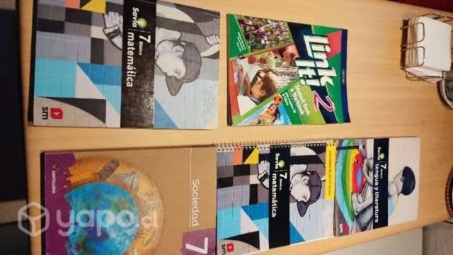 Libros de estudio de 7 básico