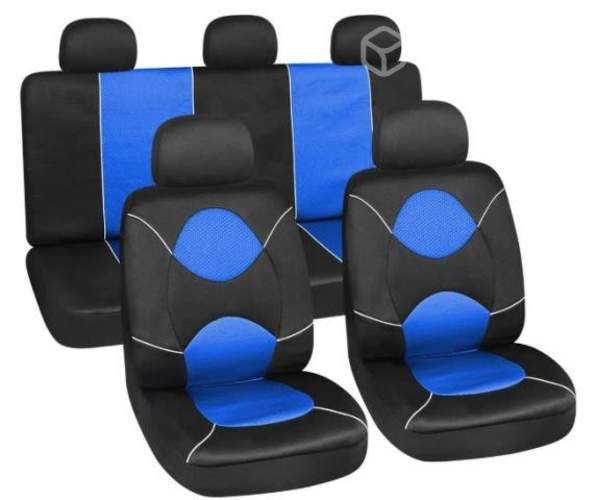 Funda asientos negro azul , negro rojo motorlife