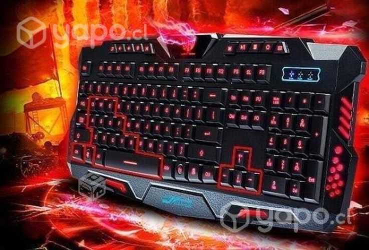 Teclado Gamer USB Retroiluminado RGB Wired M200