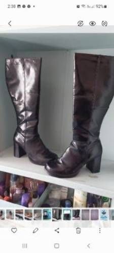 Botas charol