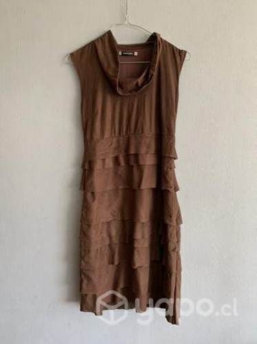 Vestido/tela tipo gamuza en talla S (38)