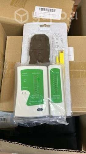 Tester network + maquina de conectores rj45