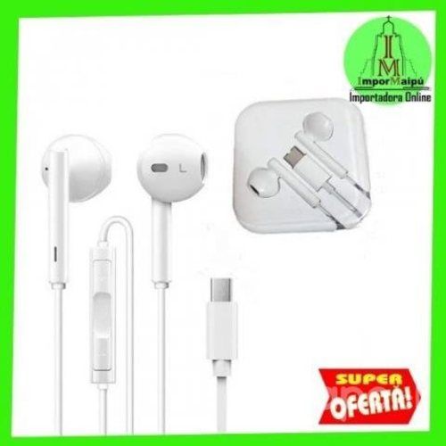 Audífonos Con Cable y Microfono Entrada Tipo C Iph