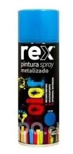 Pintura Spray Metalizada Rex 400ml X Unidad