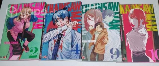 Mangas chainsaw man tomo 2,4,9,10
