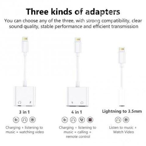 Adaptador De Audio y Carga Iphone 2 en 1 Conector