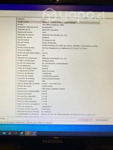 Pc escritorio Samsung