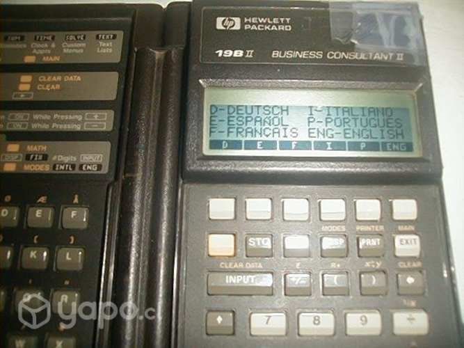 Calculadoras - HP 19 BII