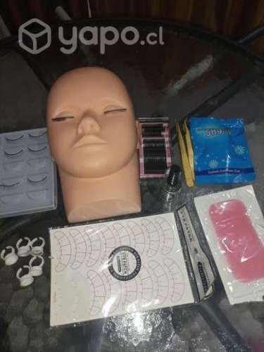 Vendo kit de práctica para pestañas