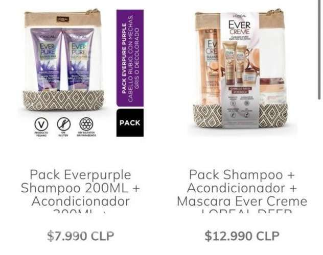 Pack ever pure ó ever cream