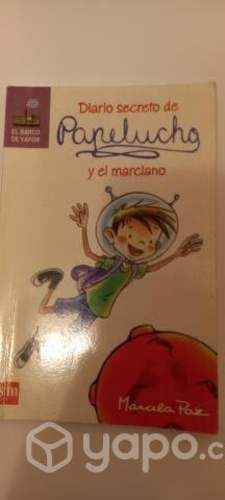 Libro Diario secreto de Papelucho y el marciano