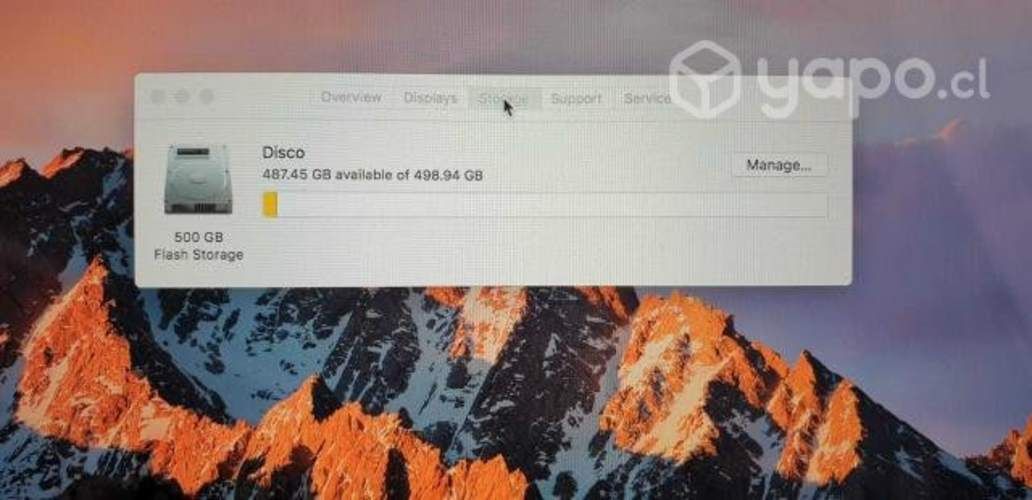 Macbook pro 13' 2016 512gb 8gb ram touchbar