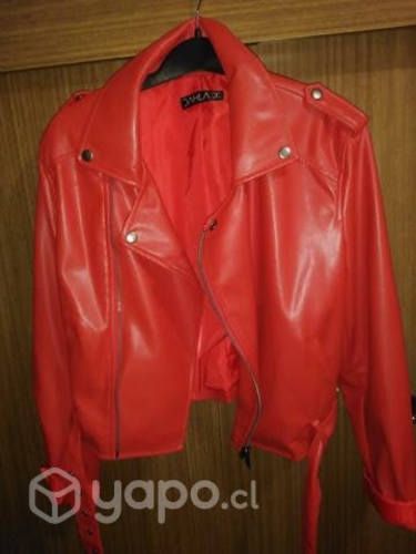 Chaqueta ecocuero mujer