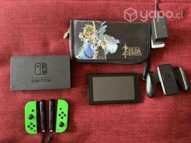Nintendo switch con caja, impecable