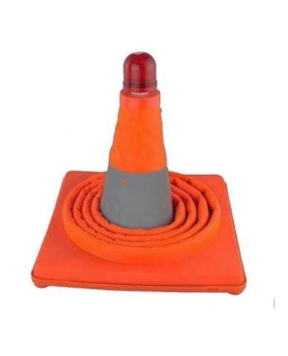 Cono Naranja Estilo Retráctil de 30cm Baliza LED