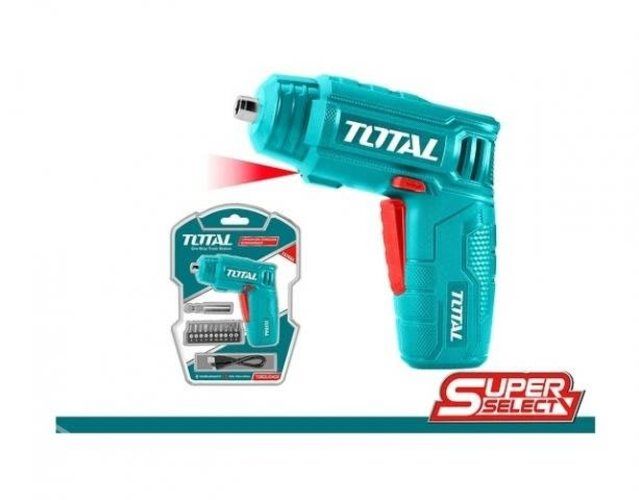 Atornillador inalámbrico 4V eco TOTAL