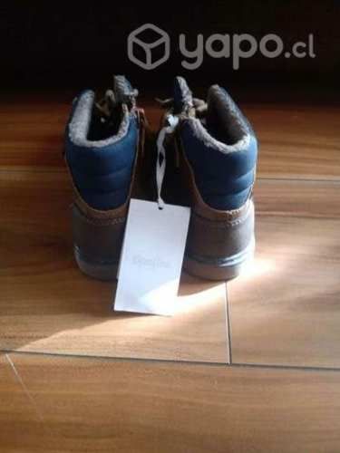 Botines Café Chiporros talla 31 (Nuevos)