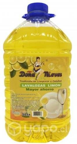 Lavalozas premium Limon Doña nieves 5LTS